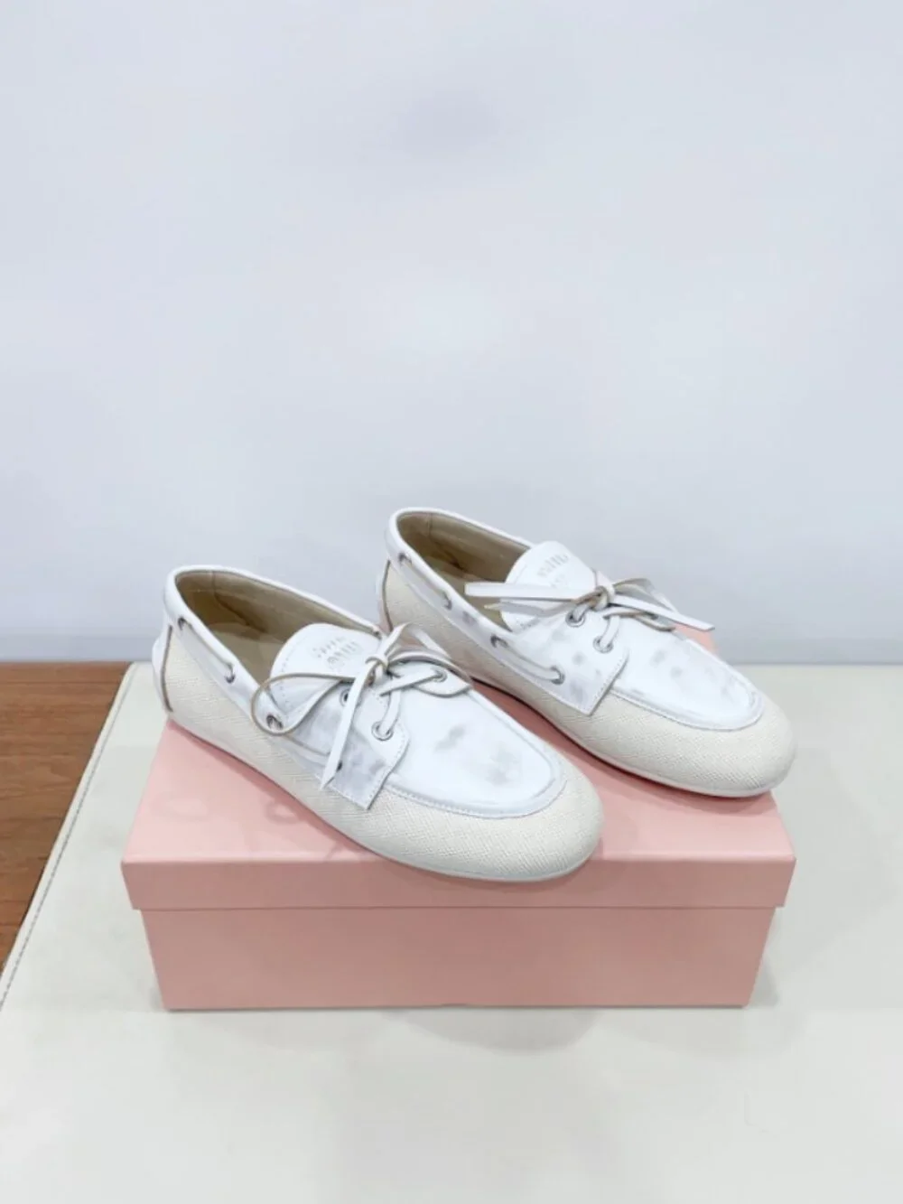 Miu Miu White   Flats
